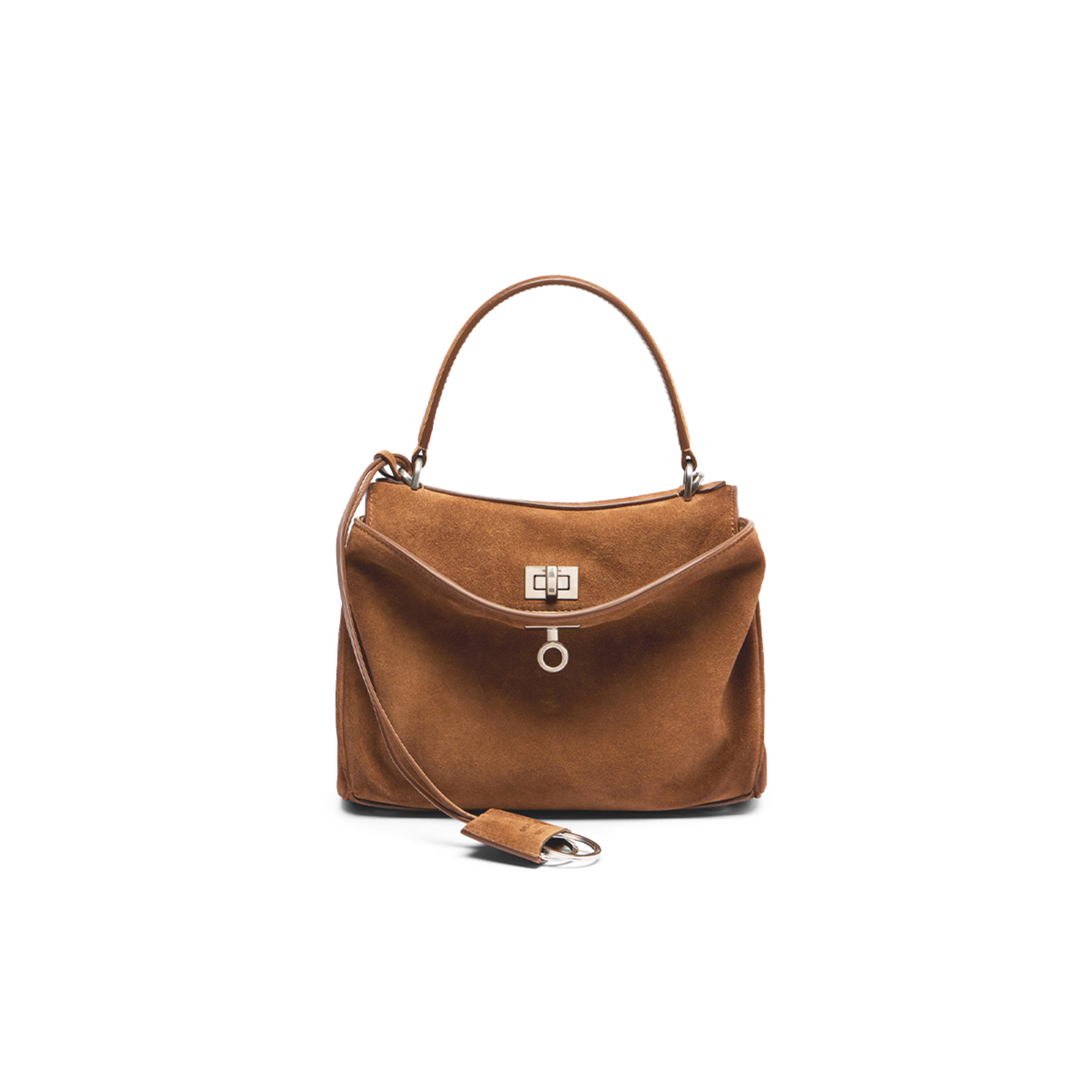 Ba*len*cia*ga women''s rodeo handbag mini in camel 7897792ab4g2533 (22.8*9.9*8.3cm)